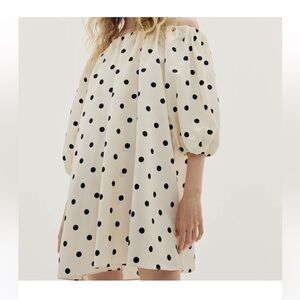 Women’s H&M Polka Dot Off-Shoulder Dress Size XXL